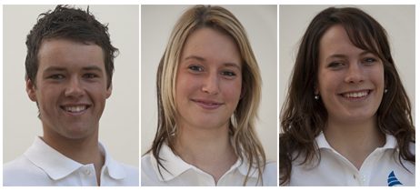 Eine neue Mannschaft in einem für sie neuen Segelgerät auf Anhieb erfolgreich: (von links) Philipp Buhl, Tina Lutz und Susann Beucke. (Bild: Bayern 2012 Sailing Team) Eine neue Mannschaft in einem für sie neuen Segelgerät auf Anhieb erfolgreich: (von links) Philipp Buhl, Tina Lutz und Susann Beucke. (Bild: Bayern 2012 Sailing Team)